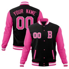 Full-Snap Stitched Varsity Letterman Baseball Jacket 9