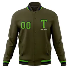Full-Snap Stitched Varsity Letterman Baseball Jacket Coats 45
