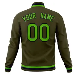 Full-Snap Stitched Varsity Letterman Baseball Jacket Coats 46