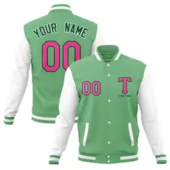 Full-Snap Stitched Varsity Letterman Baseball Jacket Coats 49