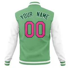 Full-Snap Stitched Varsity Letterman Baseball Jacket Coats 54