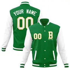 Full-Snap Stitched Varsity Letterman Jacket 25