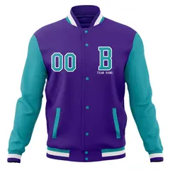 Full-Snap Stitched Varsity Letterman Jacket 37