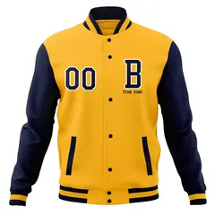 Full-Snap Stitched Varsity Letterman Jacket 5