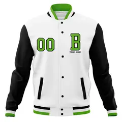 Full-Snap Stitched Varsity Letterman Jacket 77