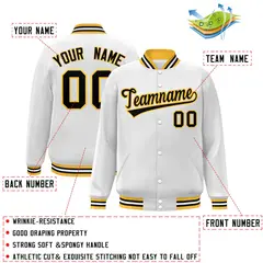 Full-Snap Varsity Baseball Jacket for Adults and Youth 39