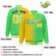 Full-Snap Varsity Baseball Jacket for Adults and Youth 60