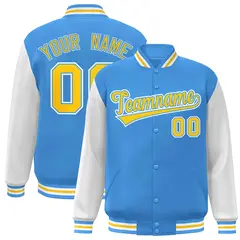 Full-Snap Varsity Baseball Jacket 15