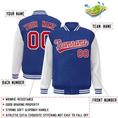Full-Snap Varsity Baseball Jacket 32