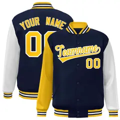 Full-Snap Varsity Baseball Jacket 43