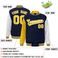 Full-Snap Varsity Baseball Jacket 46