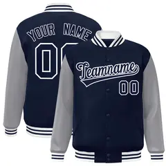 Full-Snap Varsity Baseball Jacket 57