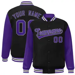Full-Snap Varsity Baseball Jacket 85