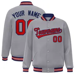 Full-Snap Varsity Baseball Jacket 29