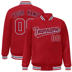 Full-Snap Varsity Baseball Jacket 43