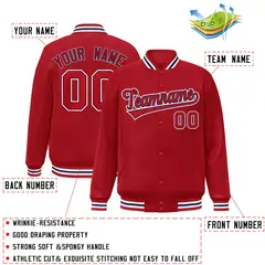 Full-Snap Varsity Baseball Jacket 46