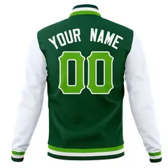 Full-Snap Varsity Bomber Baseball Jacket 22