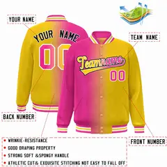 Full-Snap Varsity Letterman Baseball Jacket 67
