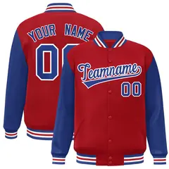 Full-Snap Varsity Letterman Baseball Jacket