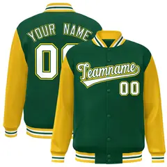 Full-Snap Varsity Letterman Baseball Jacket 11