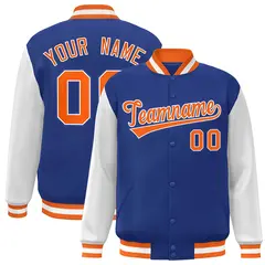 Full-Snap Varsity Letterman Baseball Jacket 16