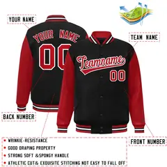 Full-Snap Varsity Letterman Baseball Jacket 57