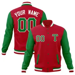 Full-Snap Varsity Letterman Baseball Jacket 33