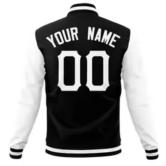 Full-Snap Varsity Letterman Baseball Jacket 4