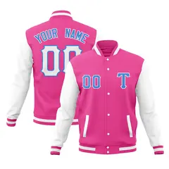 Full-Snap Varsity Letterman Baseball Jacket 49