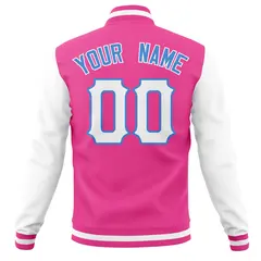 Full-Snap Varsity Letterman Baseball Jacket 55