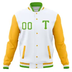 Full-Snap Varsity Letterman Baseball Jacket 78