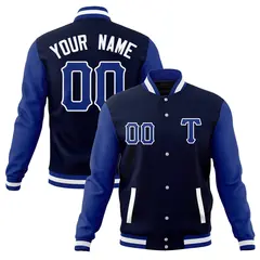 Full-Snap Varsity Letterman Baseball Jacket 8