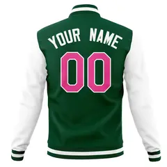 Full-Snap Varsity Letterman Baseball Jacket 30