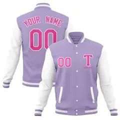 Full-Snap Varsity Letterman Baseball Jacket 41