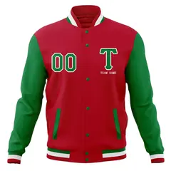 Full-Snap Varsity Letterman Baseball Jacket 5