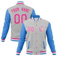 Full-Snap Varsity Letterman Baseball Jacket 1