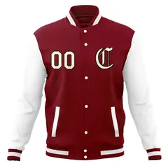 Full-Snap Varsity Letterman Baseball Jacket 29