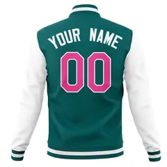 Full-Snap Varsity Letterman Baseball Jacket 38