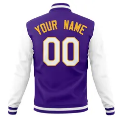 Full-Snap Varsity Letterman Baseball Jacket 46