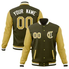 Full-Snap Varsity Letterman Baseball Jacket 49