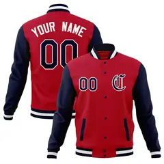 Full-Snap Varsity Letterman Baseball Jacket 1