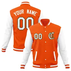 Full-Snap Varsity Letterman Baseball Jacket 17