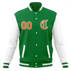 Full-Snap Varsity Letterman Baseball Jacket 29