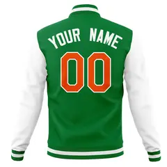 Full-Snap Varsity Letterman Baseball Jacket 30