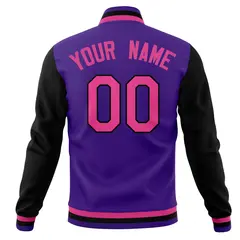 Full-Snap Varsity Letterman Baseball Jacket 38