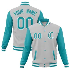 Full-Snap Varsity Letterman Baseball Jacket 41