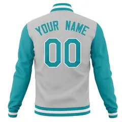 Full-Snap Varsity Letterman Baseball Jacket 46