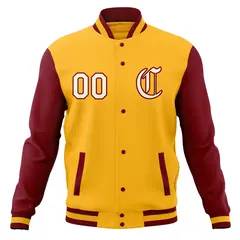 Full-Snap Varsity Letterman Baseball Jacket 69