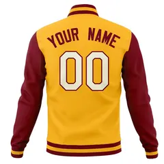 Full-Snap Varsity Letterman Baseball Jacket 70