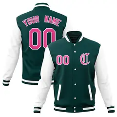 Full-Snap Varsity Letterman Baseball Jacket 9